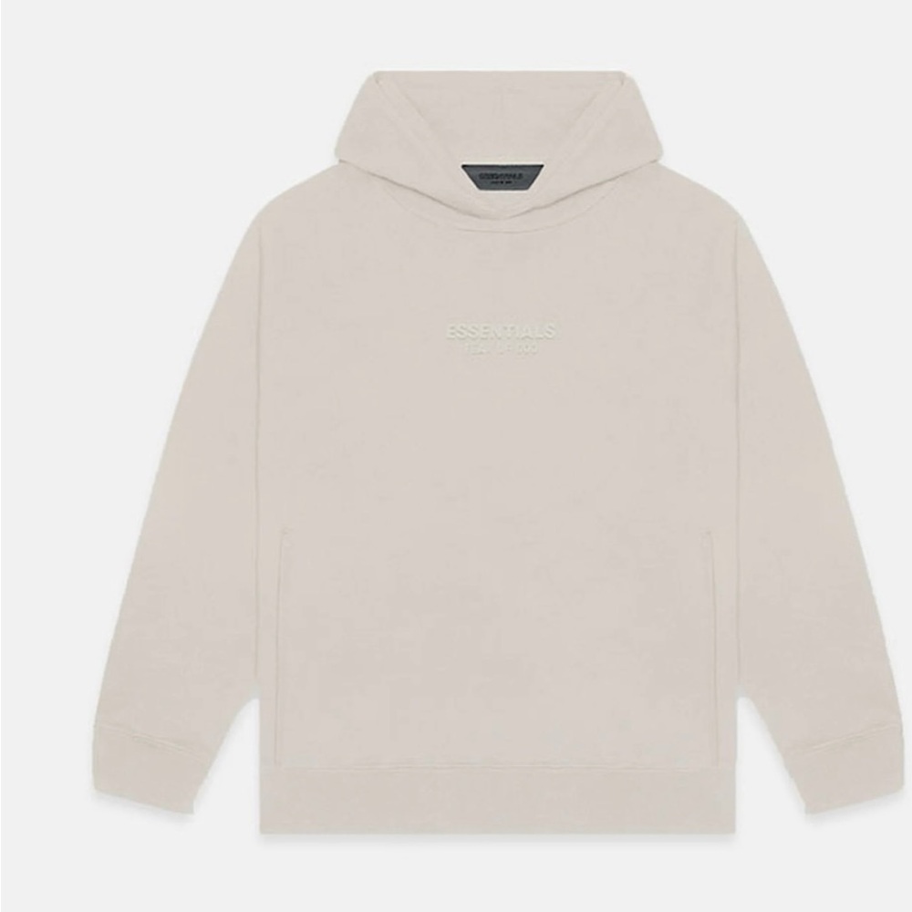 Essentials Fear Of God Men's Silver Cloud Hoodie